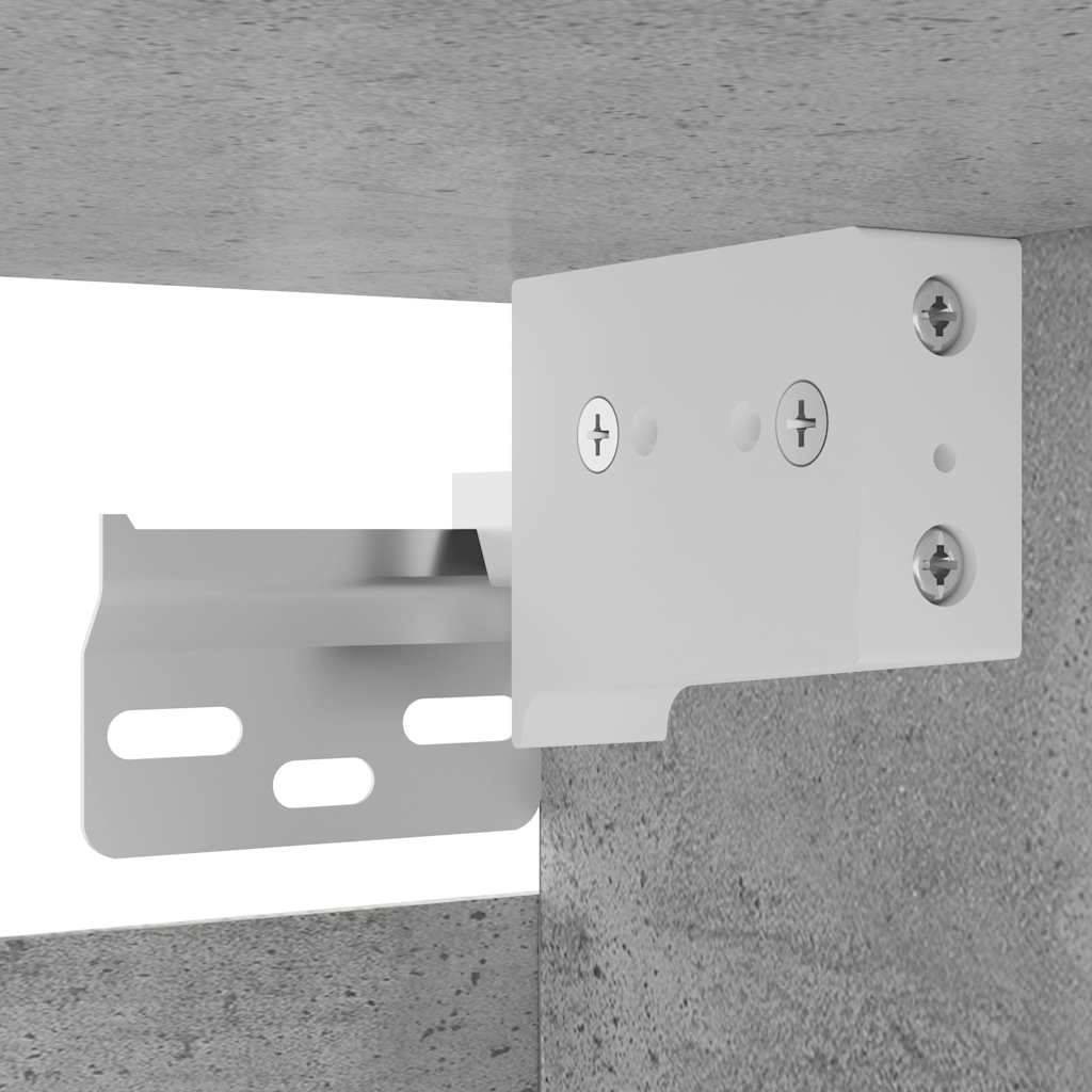 Tv-wandmeubelen 4 st 30,5x30x30 cm betongrijs