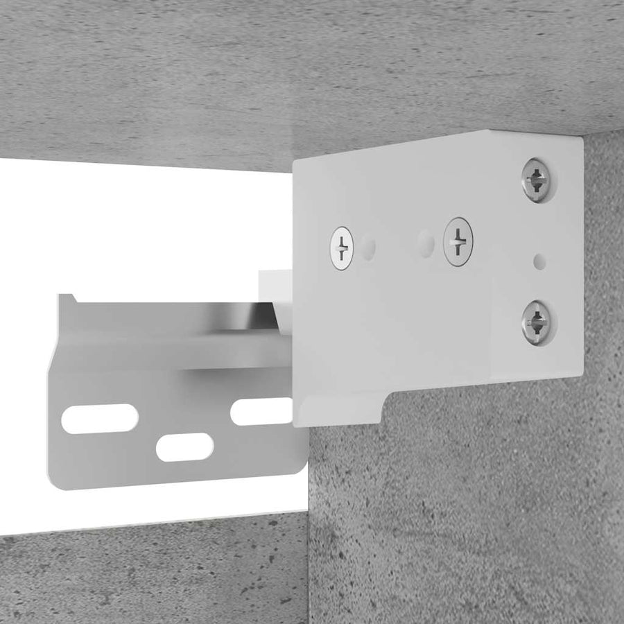 Tv-wandmeubelen 4 st 30,5x30x30 cm betongrijs