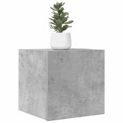Tv-meubel 30,5x30x30 cm betongrijs 4 stuks