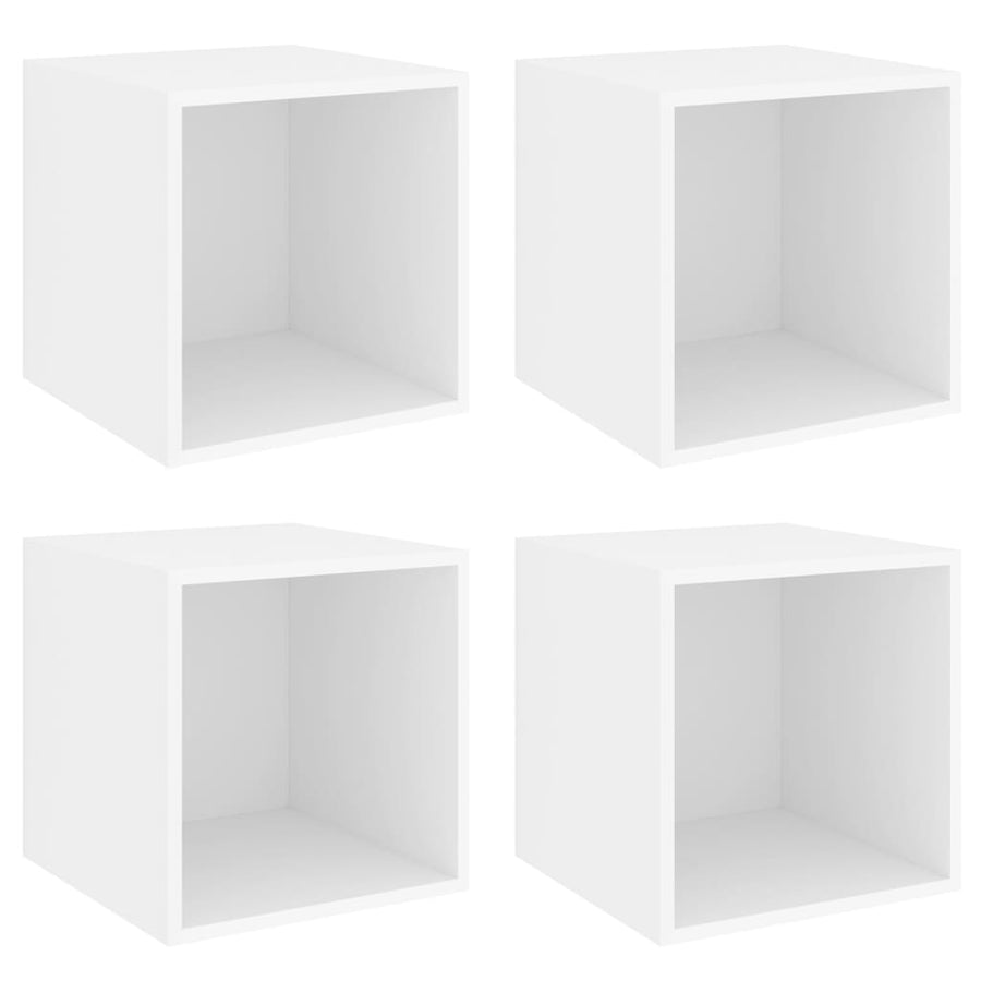 Wandkasten 37X37X37 Cm Bewerkt Hout 4