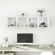 Wandkast 37x37x37 cm bewerkt hout wit