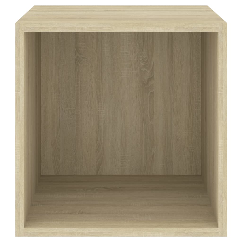 Wandkast 37x37x37 cm bewerkt hout sonoma eikenkleurig