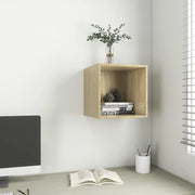 Wandkast 37x37x37 cm bewerkt hout sonoma eiken