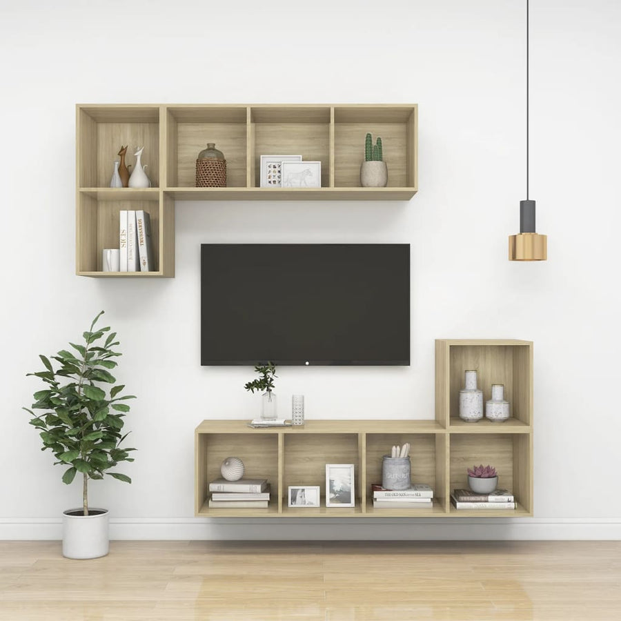 Wandkasten 37X37X37 Cm Bewerkt Hout Kleurig 2