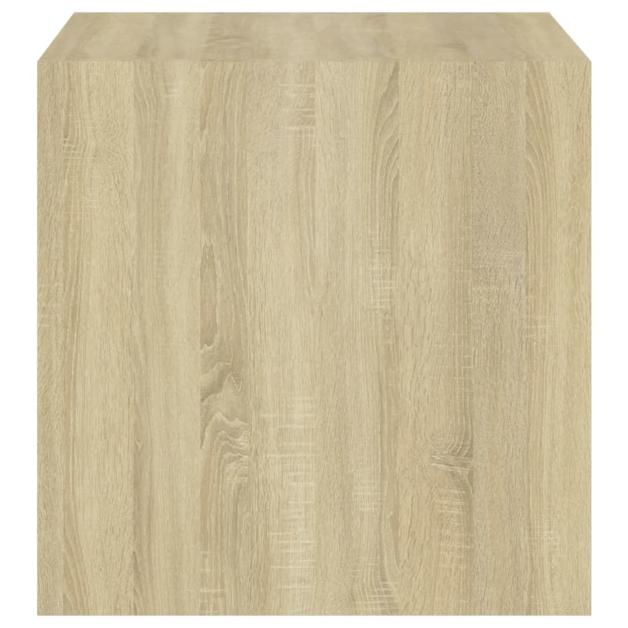 Wandkasten 37X37X37 Cm Bewerkt Hout Kleurig 2