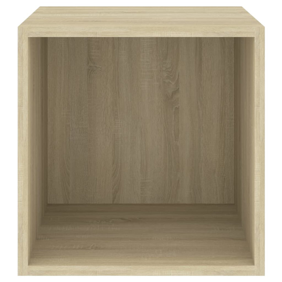 Wandkasten 37X37X37 Cm Bewerkt Hout Kleurig 4
