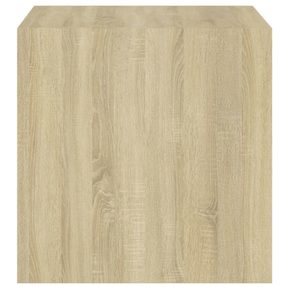 Wandkasten 37X37X37 Cm Bewerkt Hout Kleurig 4