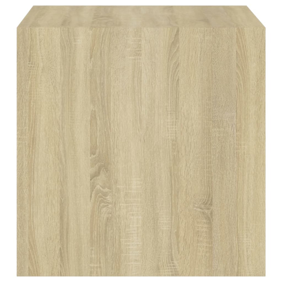 Wandkasten 37X37X37 Cm Bewerkt Hout Kleurig 4