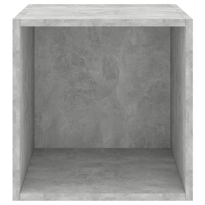 Wandkast 37x37x37 cm bewerkt hout betongrijs