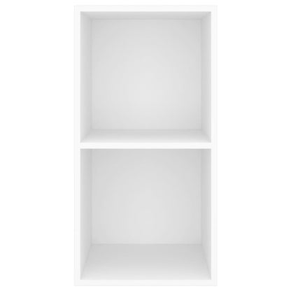 Tv-Wandmeubel Bewerkt Hout 37 x 37 x 72 cm Wit