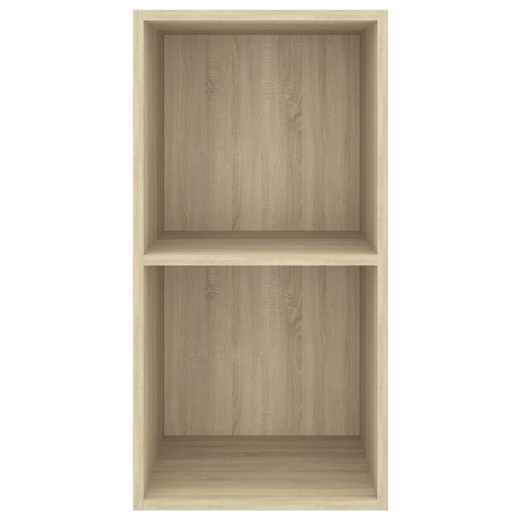 Tv-Wandmeubel Bewerkt Hout Kleurig 37 x 37 x 72 cm Sonoma eiken