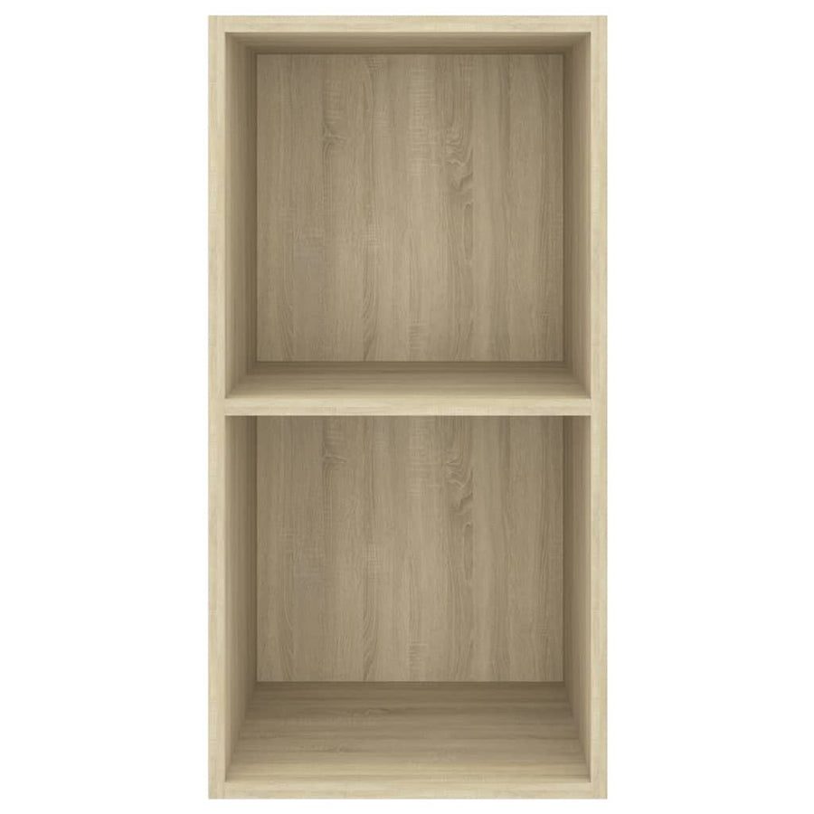 Tv-Wandmeubel Bewerkt Hout Kleurig 37 x 37 x 72 cm Sonoma eiken
