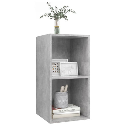 Tv-Wandmeubel Spaanplaat 37 x 37 x 72 cm Betongrijs