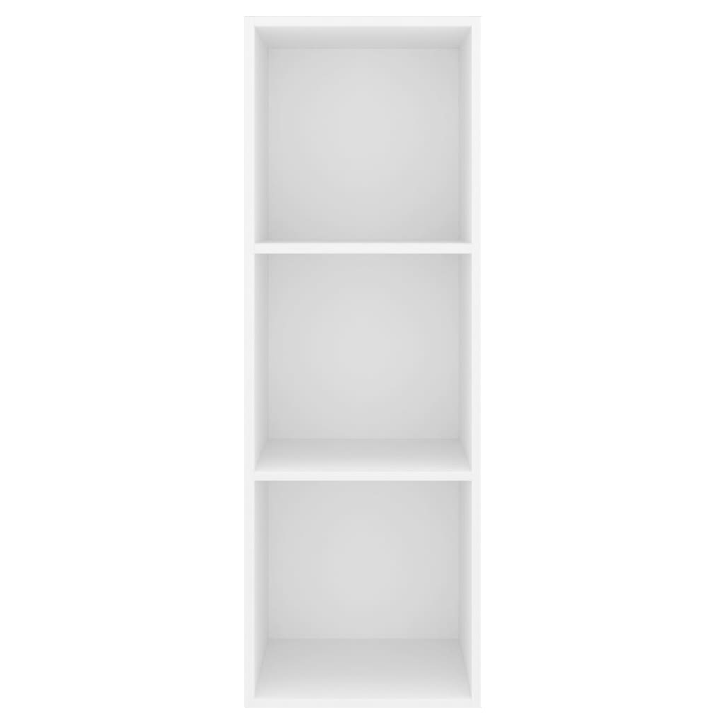 Tv-wandmeubel 37x37x107 cm bewerkt hout wit