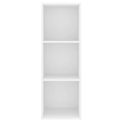 Tv-wandmeubel 37x37x107 cm bewerkt hout wit