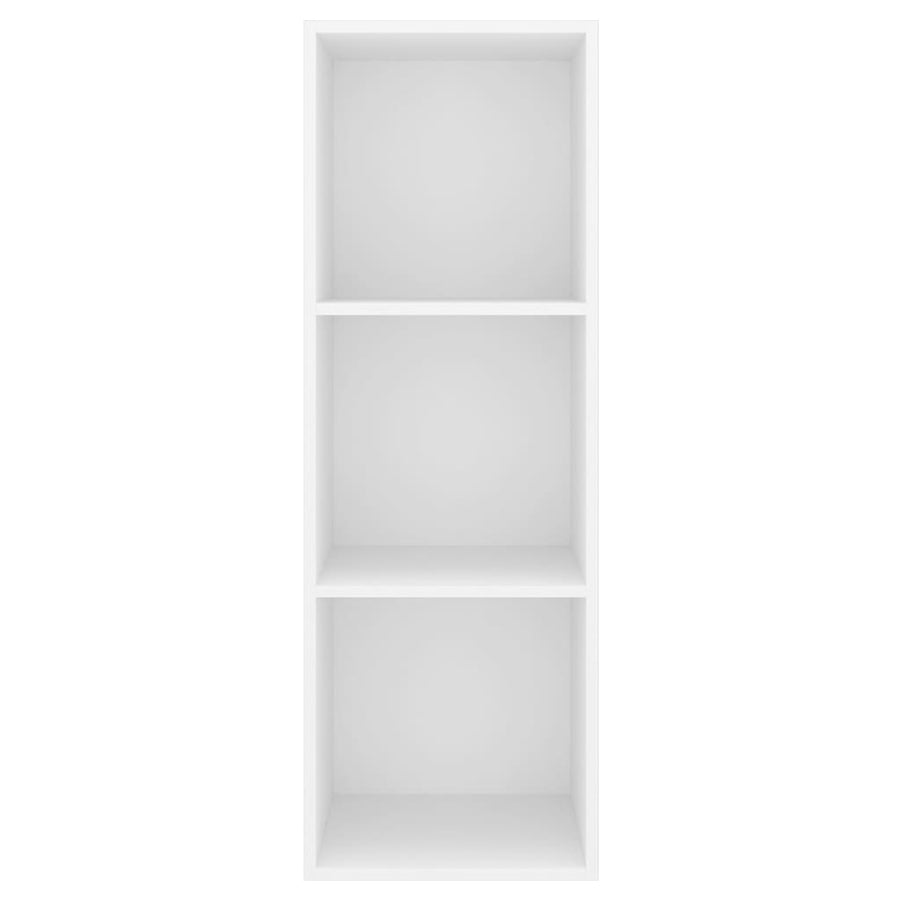 Tv-wandmeubel 37x37x107 cm bewerkt hout wit