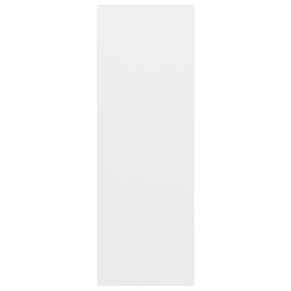 Tv-wandmeubel 37x37x107 cm bewerkt hout wit