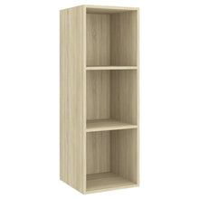 Tv-Wandmeubel Spaanplaat Kleurig 37 x 37 x 107 cm Sonoma eiken