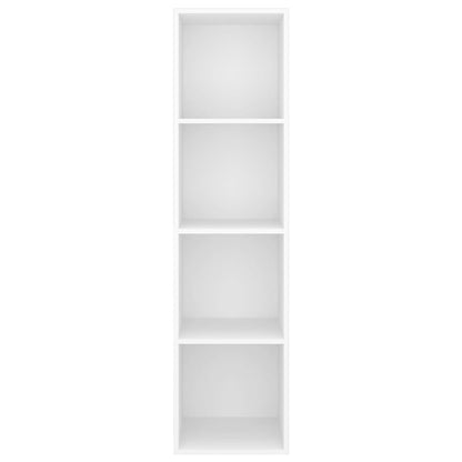 Tv-Wandmeubel 37X37X142,5 Cm Bewerkt Hout 37 x 37 x 142.5 cm Wit