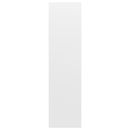 Tv-Wandmeubel 37X37X142,5 Cm Bewerkt Hout 37 x 37 x 142.5 cm Wit
