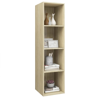 Tv-Wandmeubel 37X37X42,5 Cm Spaanplaat Kleurig 37 x 37 x 142.5 cm Sonoma eiken