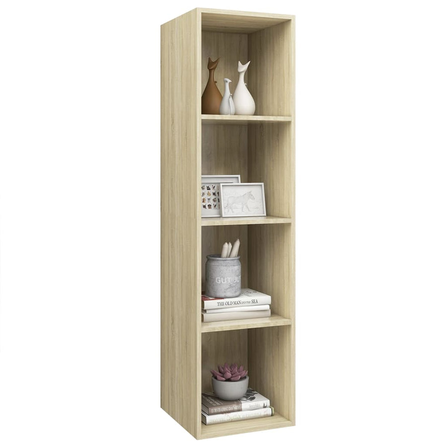 Tv-Wandmeubel 37X37X42,5 Cm Spaanplaat Kleurig 37 x 37 x 142.5 cm Sonoma eiken