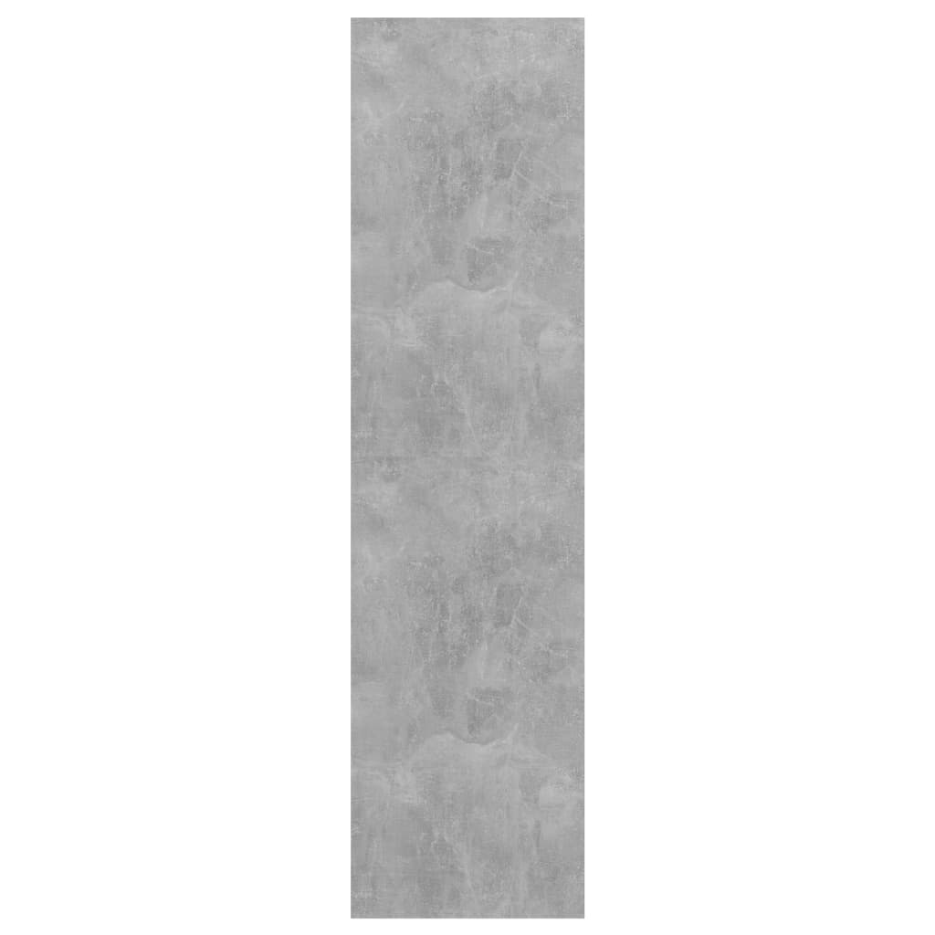 Tv-Wandmeubel 37X37X142,5 Cm Bewerkt Hout 37 x 37 x 142.5 cm Betongrijs