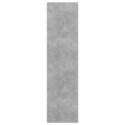 Tv-Wandmeubel 37X37X142,5 Cm Bewerkt Hout 37 x 37 x 142.5 cm Betongrijs