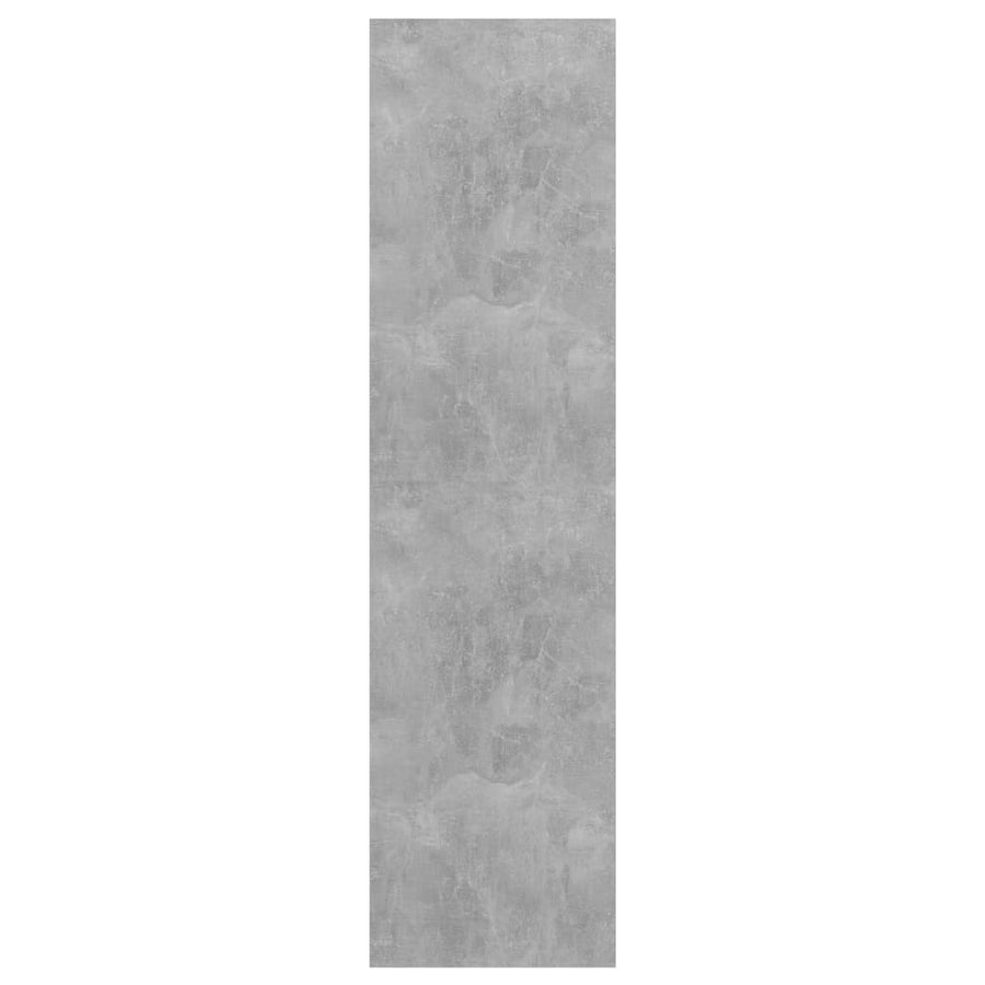 Tv-Wandmeubel 37X37X142,5 Cm Bewerkt Hout 37 x 37 x 142.5 cm Betongrijs