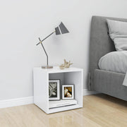 Tv-meubel 37x35x37 cm bewerkt hout wit