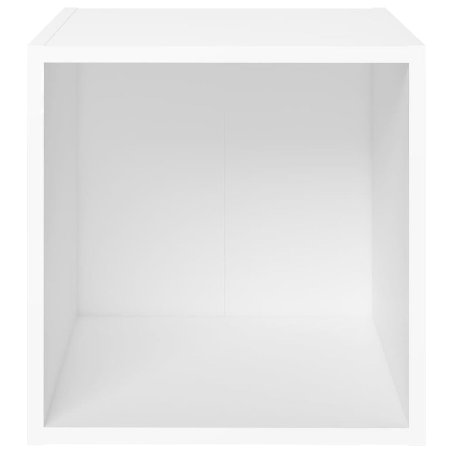 Tv-meubelen 2 st 37x35x37 cm bewerkt hout wit