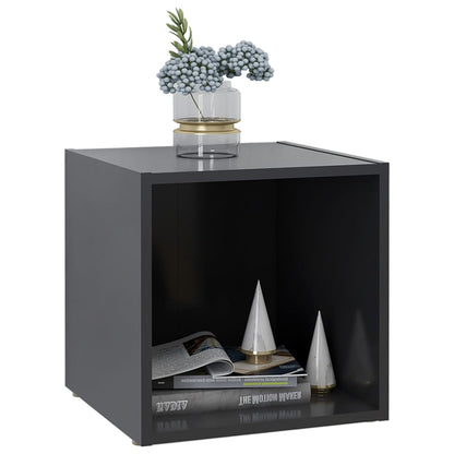Tv-Meubelen 37X35X37 Cm Spaanplaat 2 Grijs