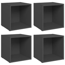 Tv-Meubelen 37X35X37 Cm Spaanplaat 4 Grijs