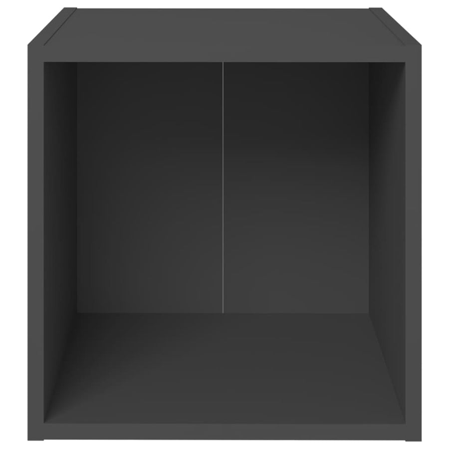 Tv-Meubelen 37X35X37 Cm Spaanplaat 4 Grijs