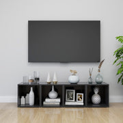 TV Cabinets 4 pcs 37x35x37 cm engineered wood grey