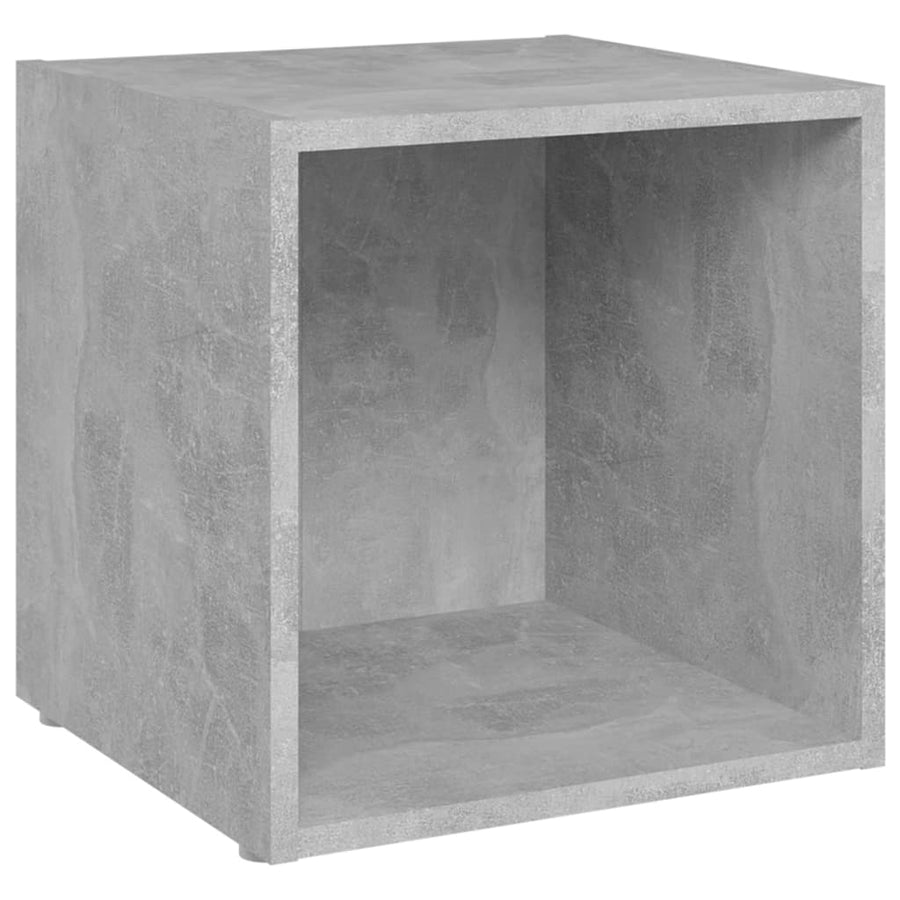 Tv-Meubelen 37X35X37 Cm Spaanplaat 4 Betongrijs