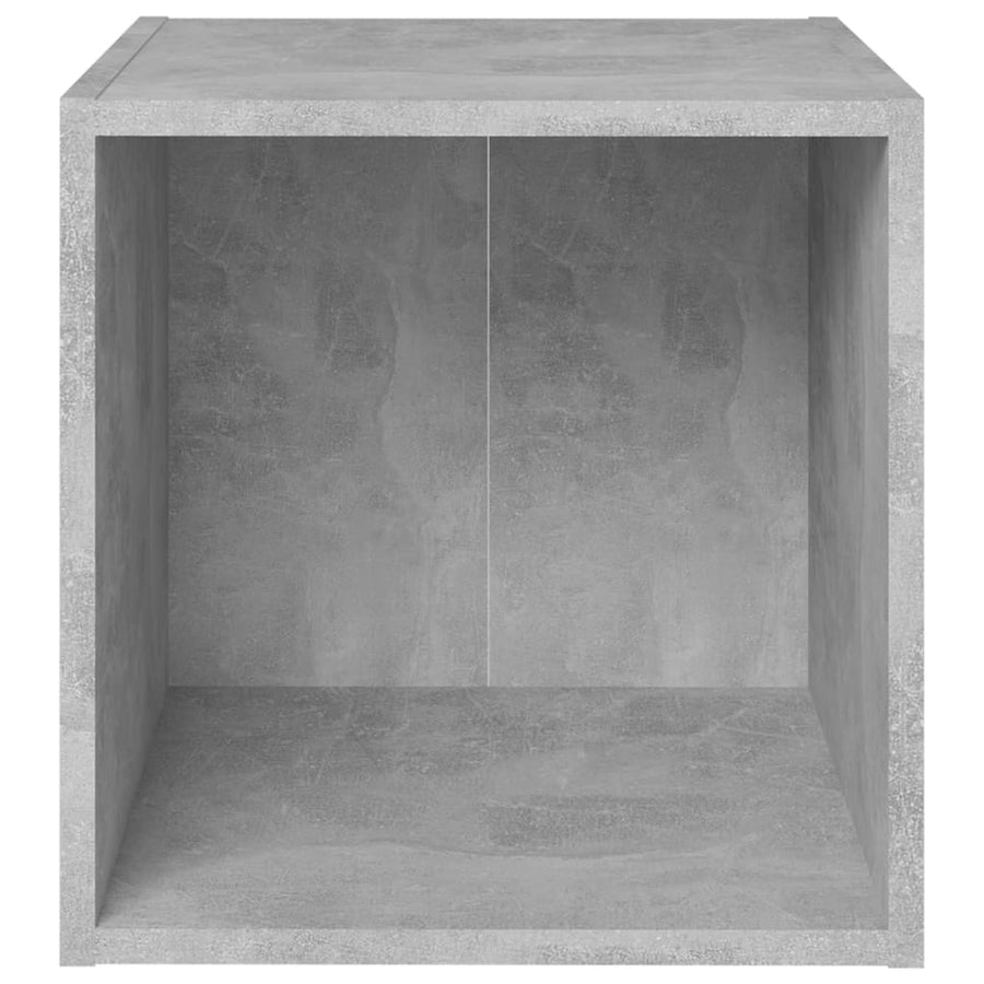 Tv-Meubelen 37X35X37 Cm Spaanplaat 4 Betongrijs