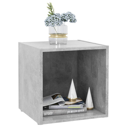 Tv-Meubelen 37X35X37 Cm Spaanplaat 4 Betongrijs