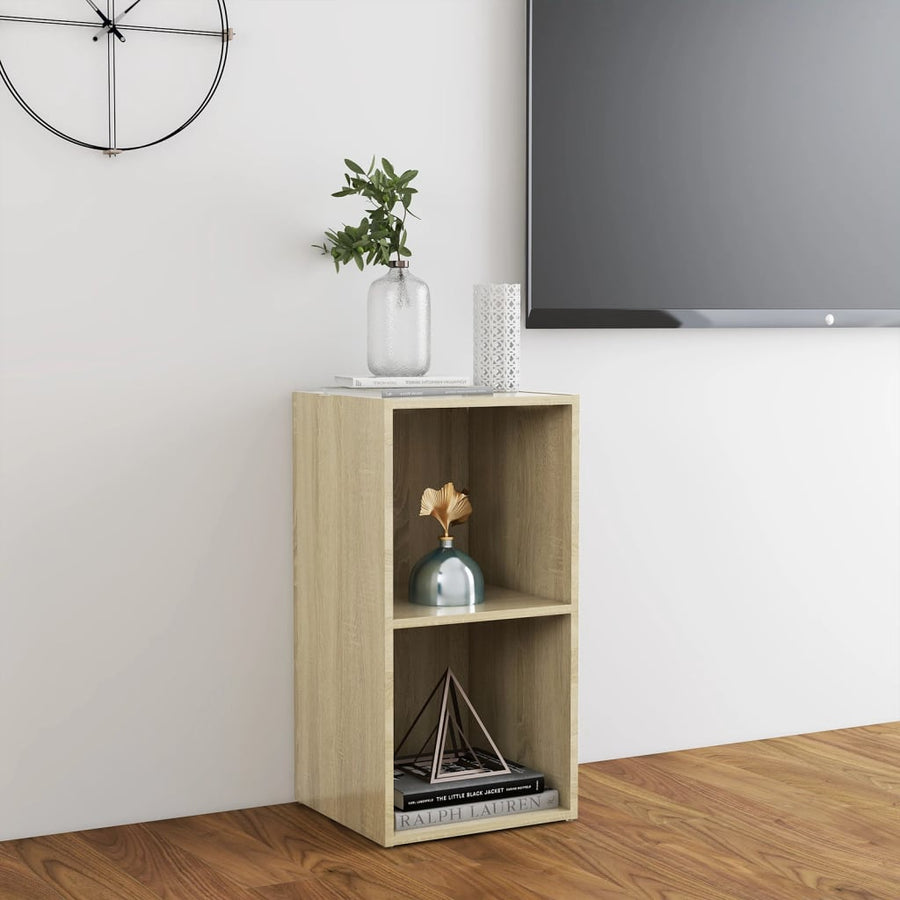 Tv-Meubel 72X35X36,5 Cm Spaanplaat Kleurig 72 x 35 x 36.5 cm Sonoma eiken