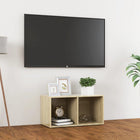 Tv-meubel 72x35x36,5 cm spaanplaat sonoma eiken