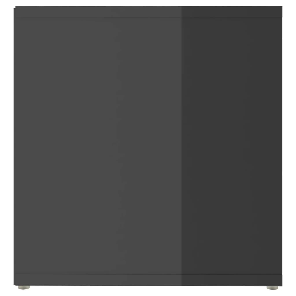 Tv-Meubel 72X35X36,5 Cm Spaanplaat 72 x 35 x 36.5 cm Hoogglans grijs