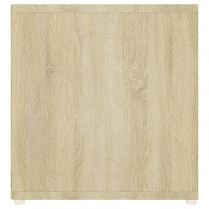 Tv-meubel 107x35x37 cm bewerkt hout sonoma eikenkleurig