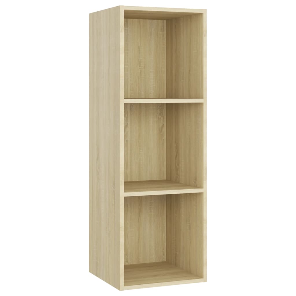 Tv-meubel 107x35x37 cm bewerkt hout sonoma eikenkleurig