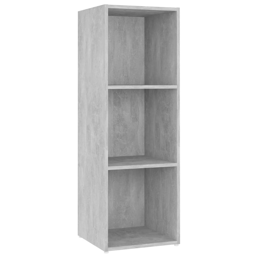 Tv-meubel 107x35x37 cm bewerkt hout betongrijs
