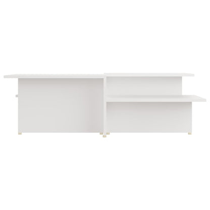 Salontafels 2 St 111,5X50X33 Cm Bewerkt Hout Wit