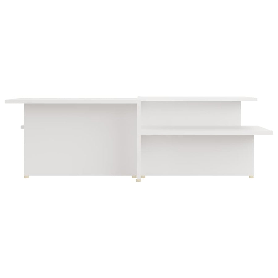 Salontafels 2 St 111,5X50X33 Cm Bewerkt Hout Wit