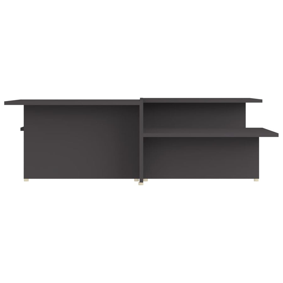 Salontafels 2 St 111,5X50X33 Cm Bewerkt Hout Grijs