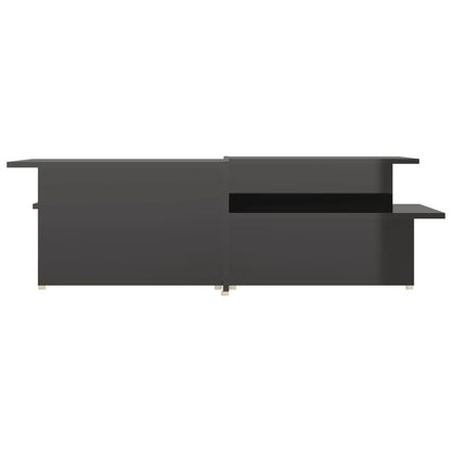 Salontafels 2 St 111,5X50X33 Cm Bewerkt Hout Hoogglans Zwart