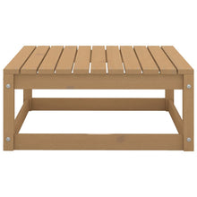 Tuinvoetenbank 70X70X30 Cm Massief Grenenhout Honingbruin Voetensteun