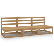 Modulaire tuinbank massief grenenhout honingbruin 70x70x67 cm